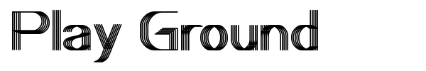 Play Ground font preview